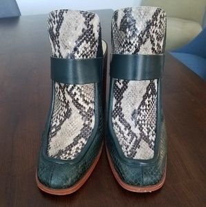 Zara snakeskin mules